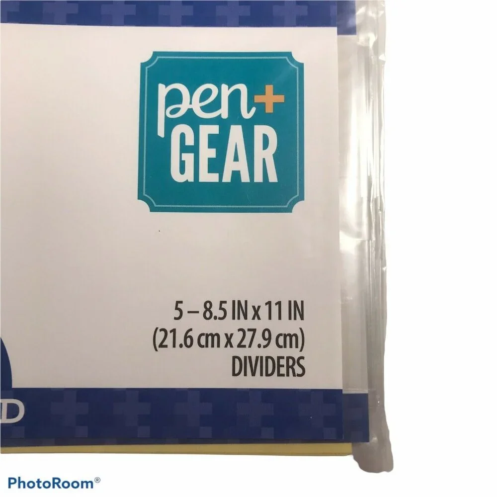 Lot Of 3 Pen And Gear Standard 5 Tab Dividers New